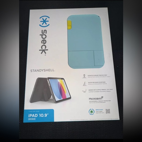Speck - Standyshell Case for Apple iPad 10.9" (10th Gen 2022) - TEAL *New - Picture 1 of 2